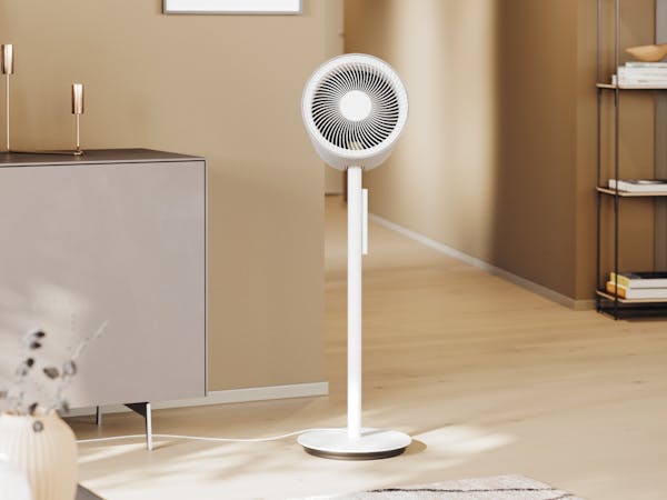 Stand Ventilator Simon, weiß