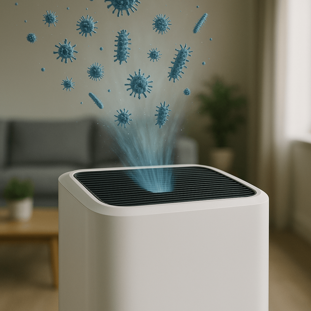 Luftreiniger gegen Bakterien und Viren