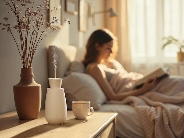 Mobiler Aroma Diffuser Ella, weiss